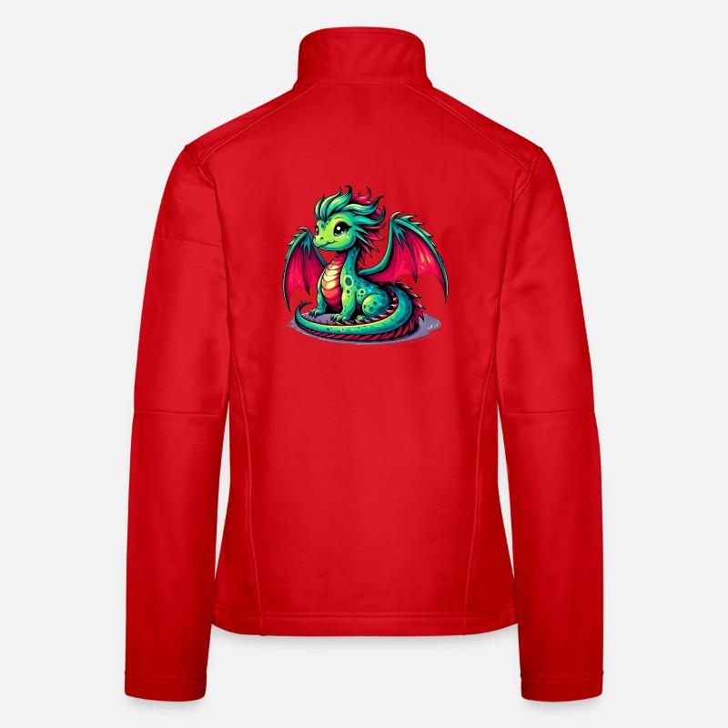 Drache Frauen Softshelljacke