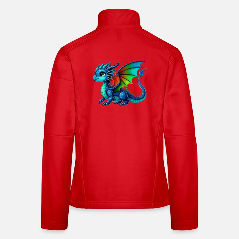 Drache Frauen Softshelljacke