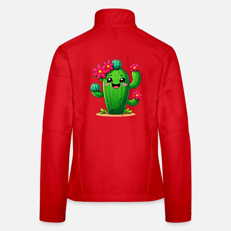 Kaktus Frauen Softshelljacke