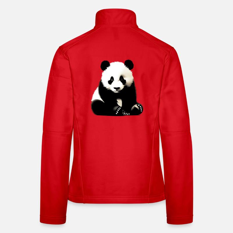 Panda Frauen Softshelljacke