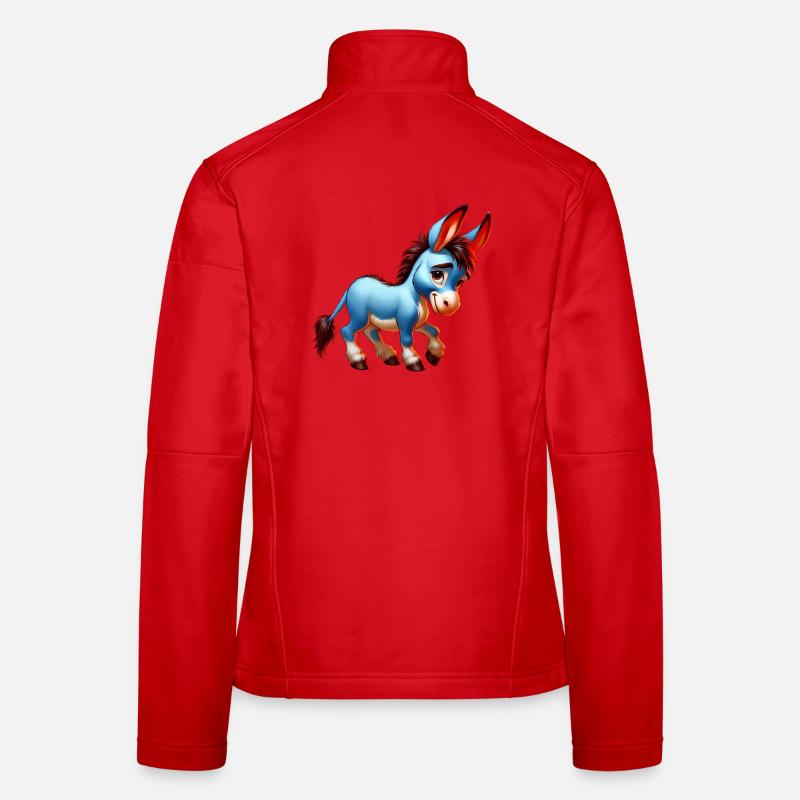 Mule âne Veste en tissu softshell Femme