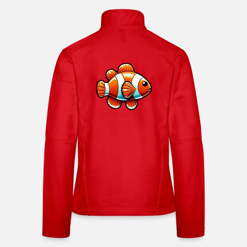 Clownfisch Frauen Softshelljacke
