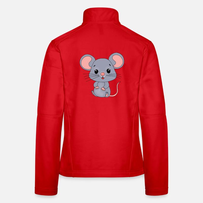 Maus Mäuse Frauen Softshelljacke