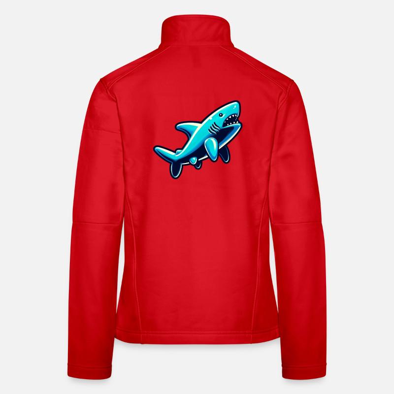 Requin Veste en tissu softshell Femme
