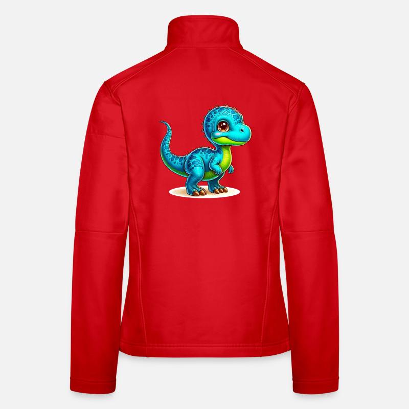 Dinosaurier Frauen Softshelljacke