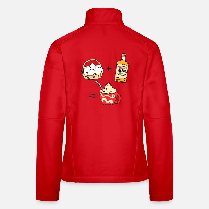 Eierpunsch Frauen Softshelljacke