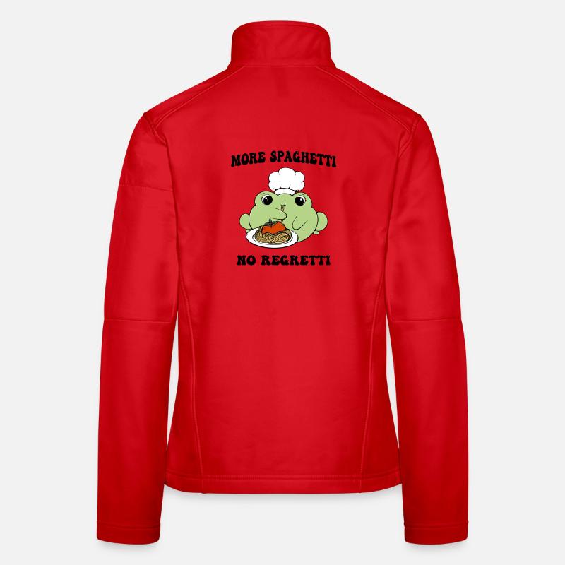 Chef Frog Pasta Delight Women's Softshell Jacket