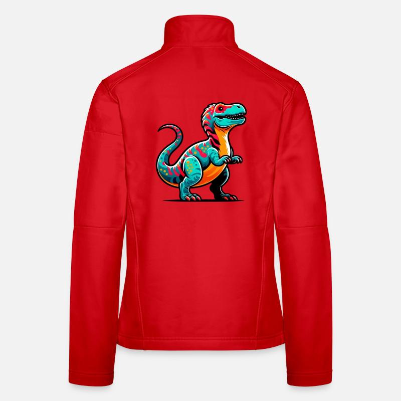 Dinosaurier Frauen Softshelljacke