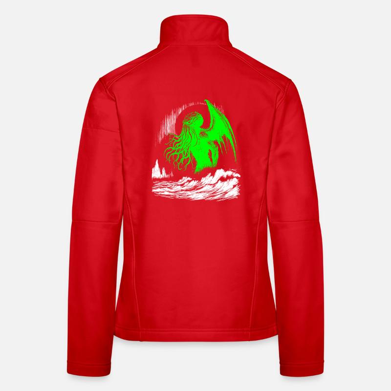 Cthulhu Emerges From The Seas (2 Colors) Women's Softshell Jacket