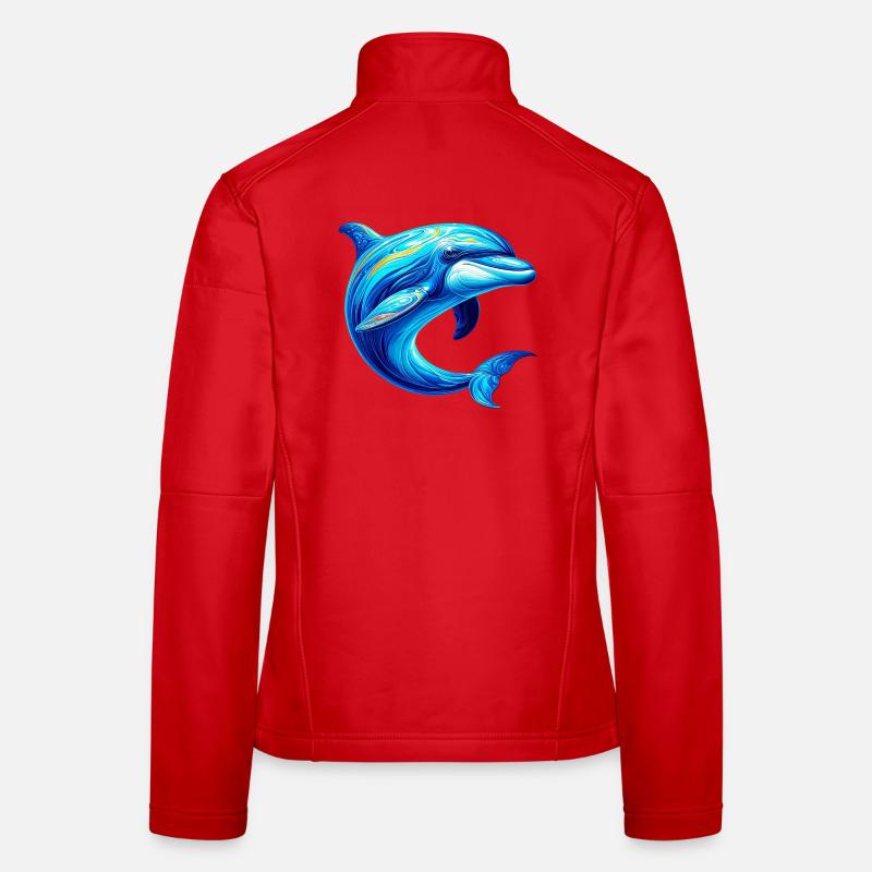Dauphin Veste en tissu softshell Femme
