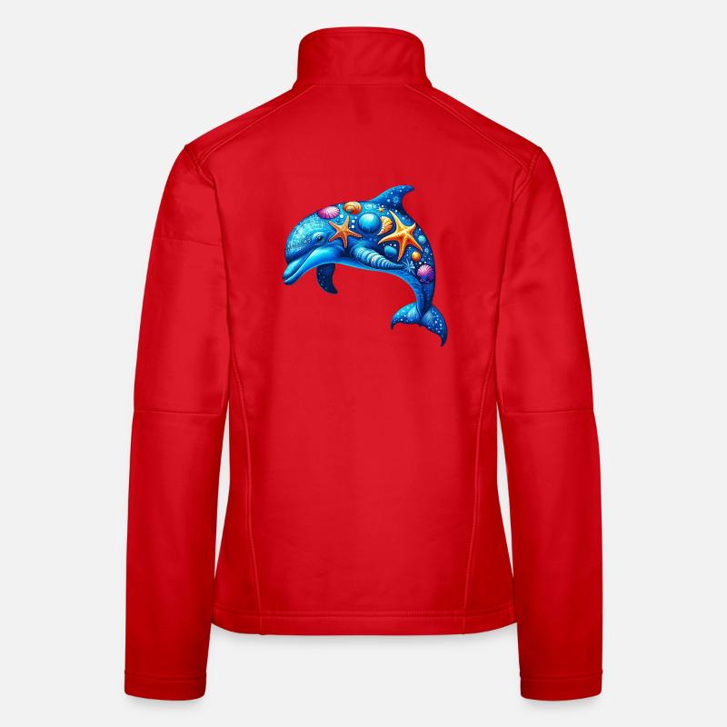 Dauphin Veste en tissu softshell Femme