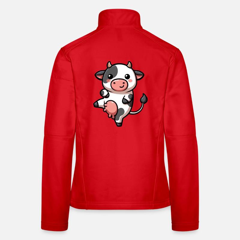 Vache Veste en tissu softshell Femme