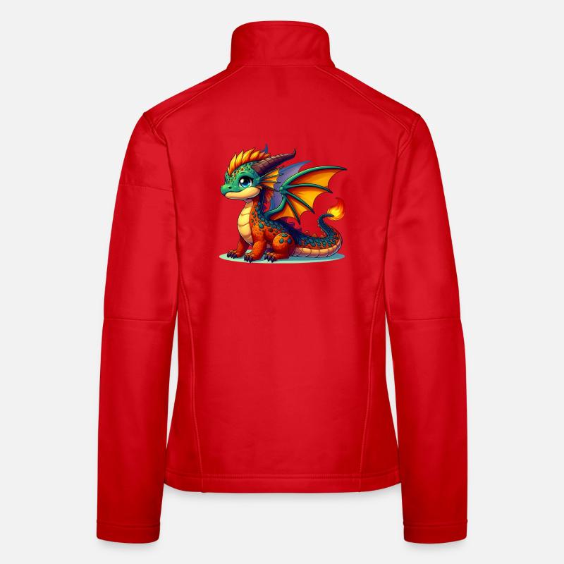 Drache Frauen Softshelljacke