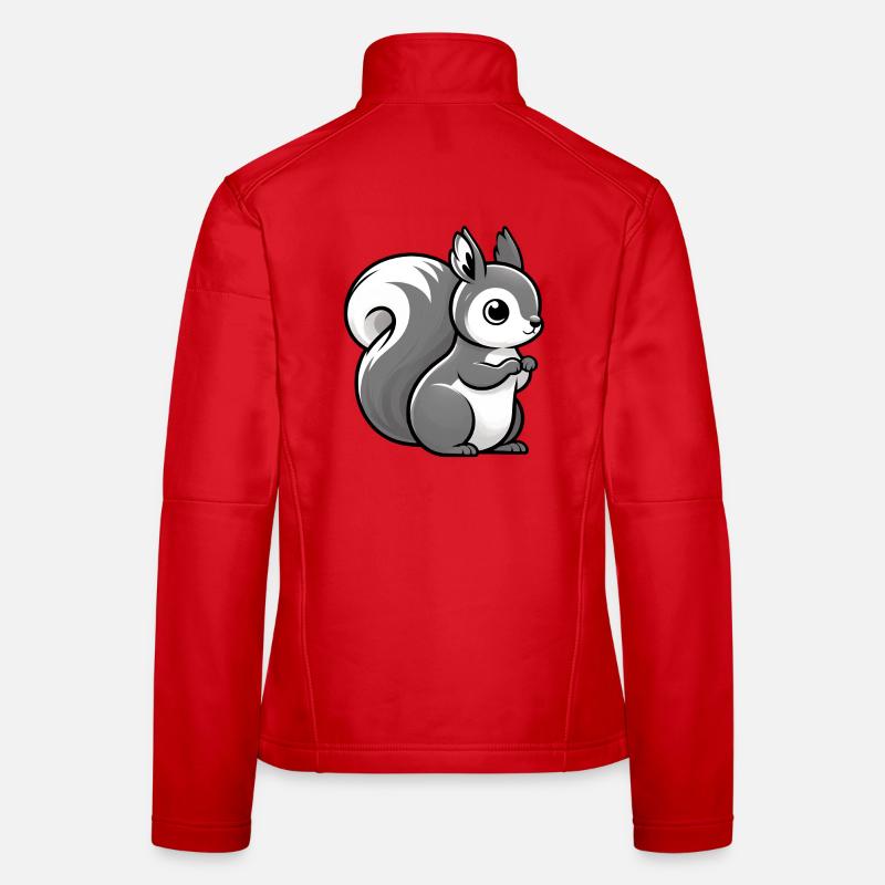 Eichhörnchen Frauen Softshelljacke