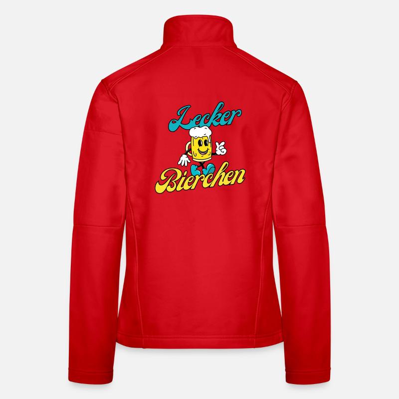 Lecker Bierchen Frauen Softshelljacke
