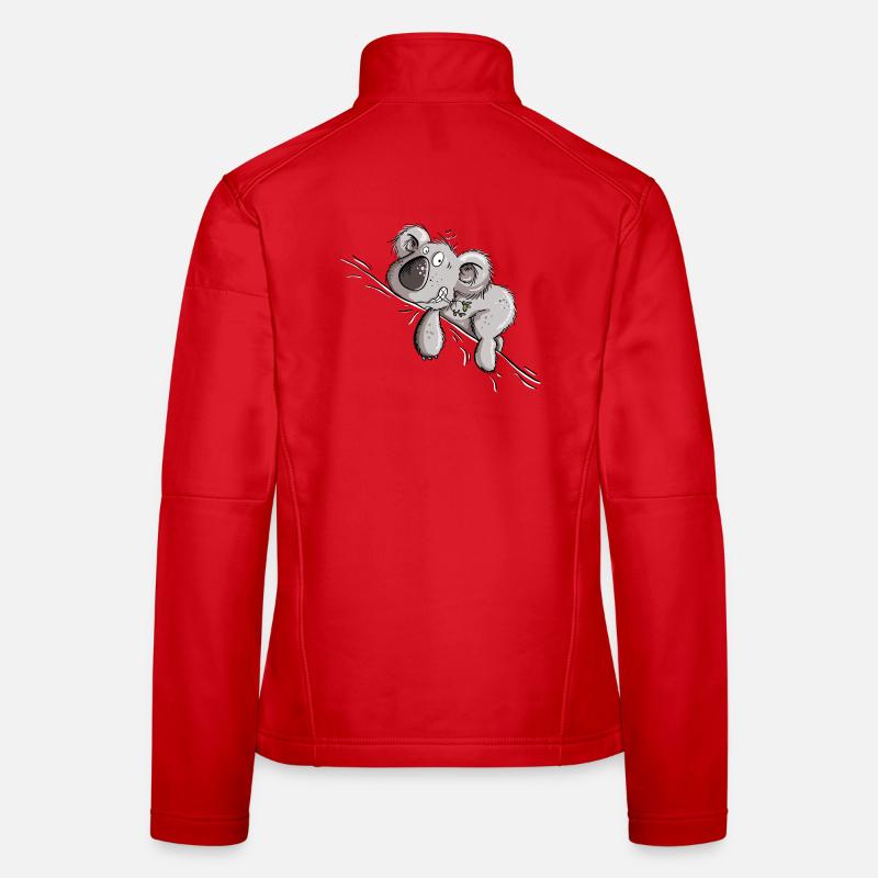 Drolliger Koala Bär Frauen Softshelljacke