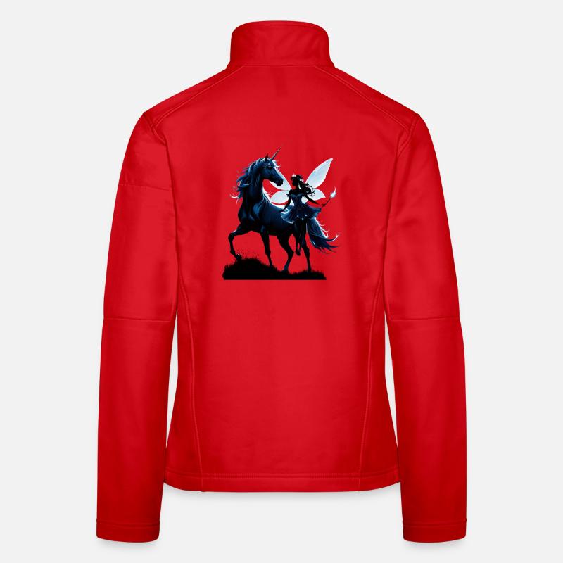 Die Fee und das Einhorn: Ein nächtliches Abenteuer. Frauen Softshelljacke