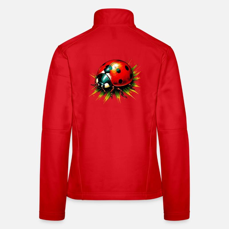 Marienkäfer Frauen Softshelljacke
