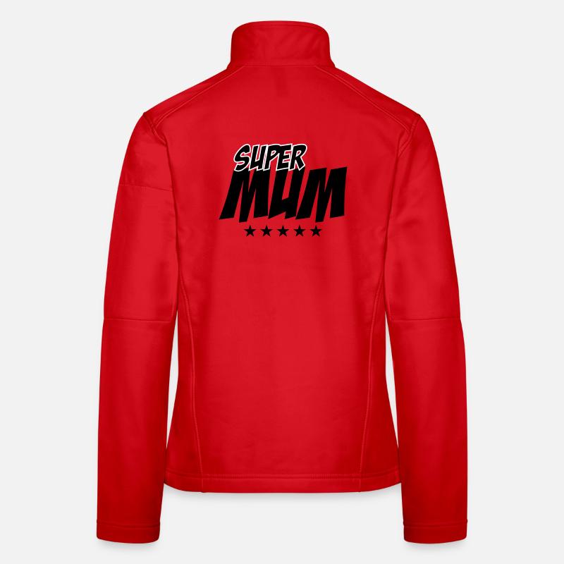 Super Mom - Muttertag Frauen Softshelljacke