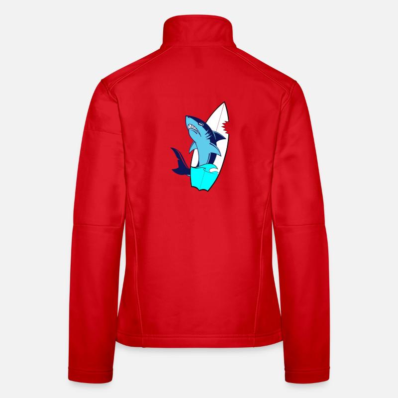 Planche de surf Veste en tissu softshell Femme