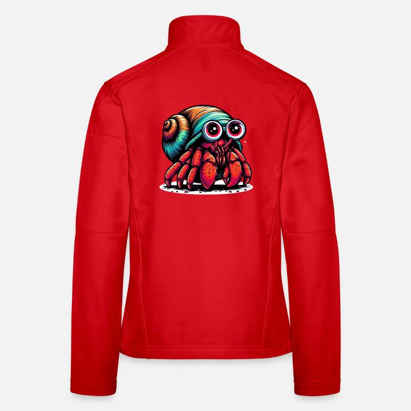 Hermit crab Women's Softshell Jacket