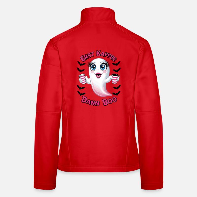 Süßer Geist mit Kaffee Frauen Softshelljacke