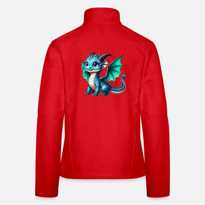 Drache Frauen Softshelljacke