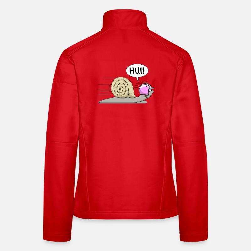 Racing snail - now also in pink Women's Softshell Jacket