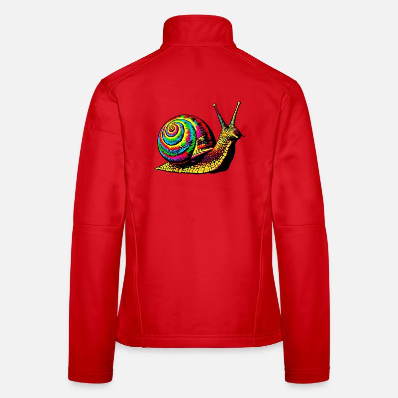 Escargot Veste en tissu softshell Femme