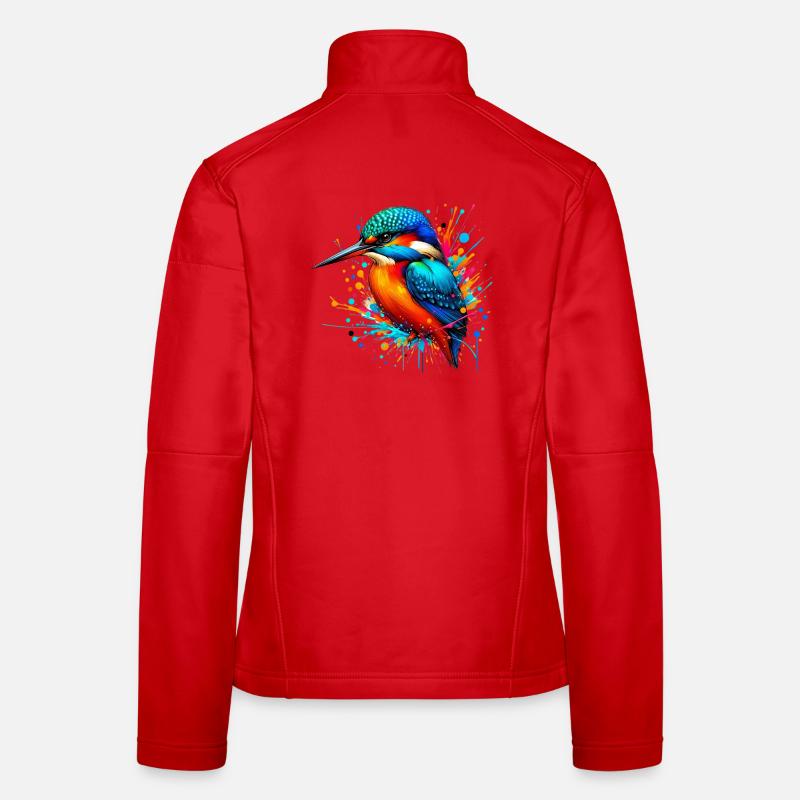 Eisvogel Frauen Softshelljacke