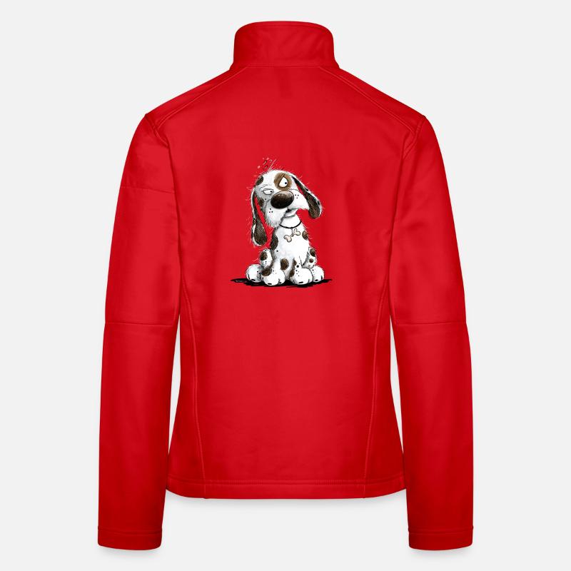 Nope Dog Saying Statement Grumpy Women's Softshell Jacket