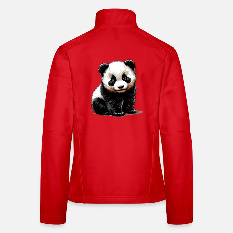 Panda Frauen Softshelljacke