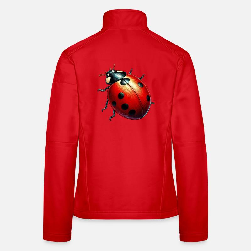 Marienkäfer Frauen Softshelljacke