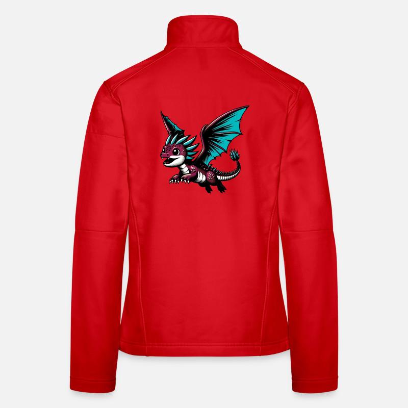 Drache Frauen Softshelljacke