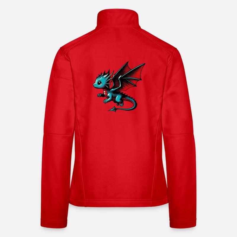 Drache Frauen Softshelljacke