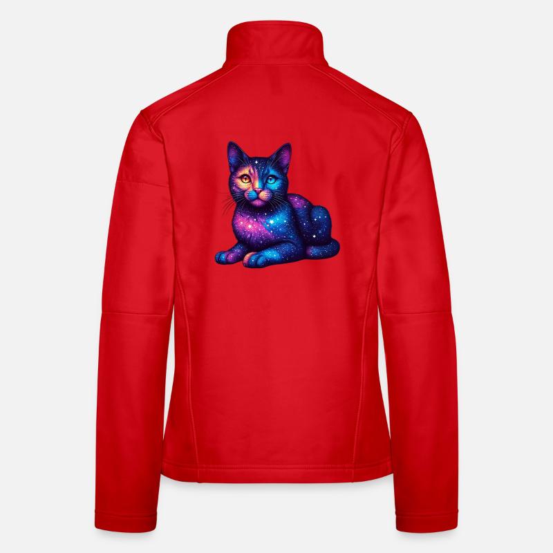 Katze Frauen Softshelljacke
