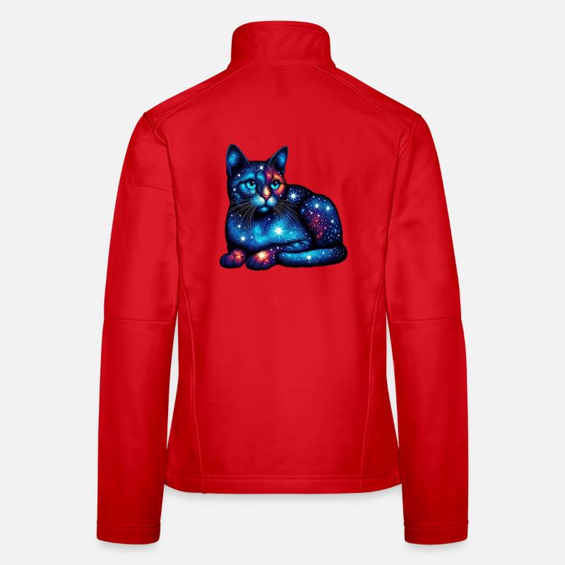 Chat Veste en tissu softshell Femme