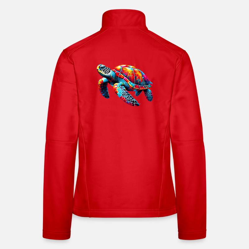 Schildkröte Frauen Softshelljacke