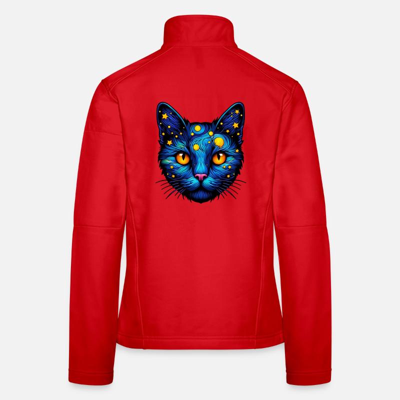 Katze Frauen Softshelljacke