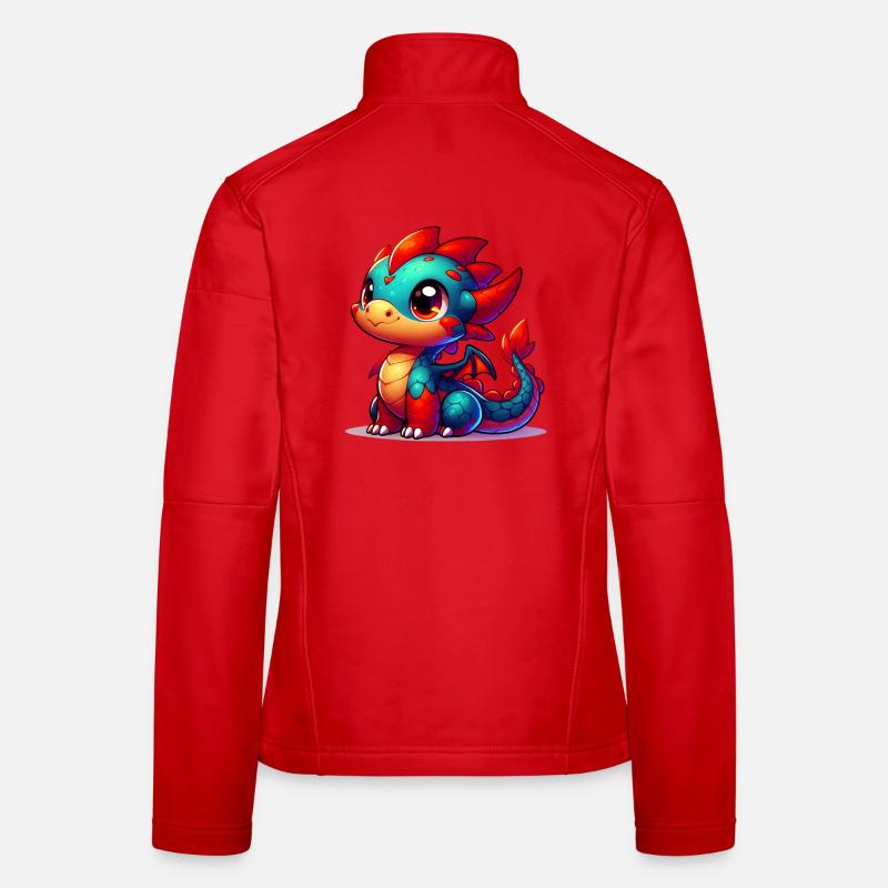 Drache Frauen Softshelljacke