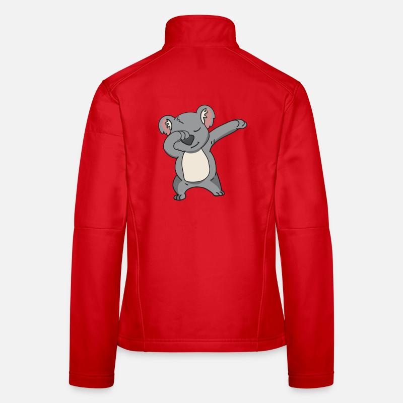 Dabbing Koala Women's Softshell Jacket