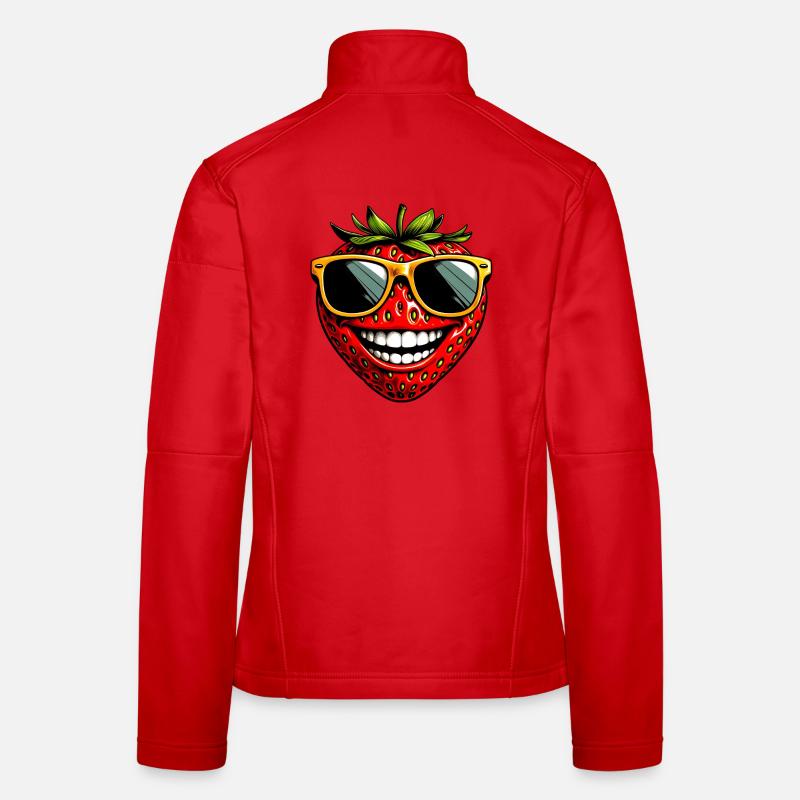 Erdbeeren Erdbeeren Frauen Softshelljacke