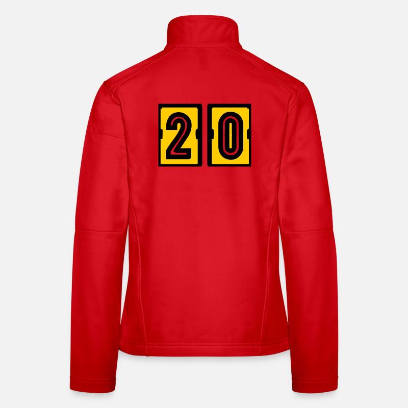 20. 20 YEARS. 20th ANNIVERSARY. 20 YEARS ANNIVERSARY. Women's Softshell Jacket