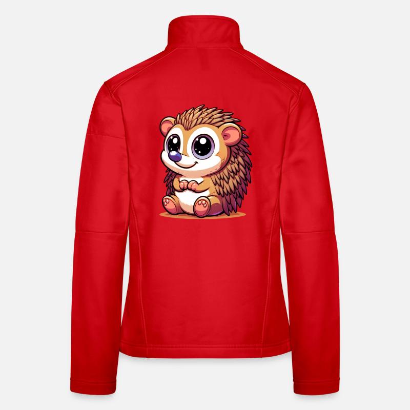 Hérisson Veste en tissu softshell Femme