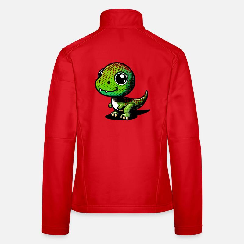 Dinosaurier Frauen Softshelljacke