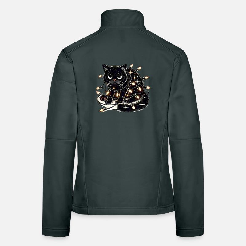 Grumpy Christmas Cat. Miau aber bitte ohne Lametta Frauen Softshelljacke