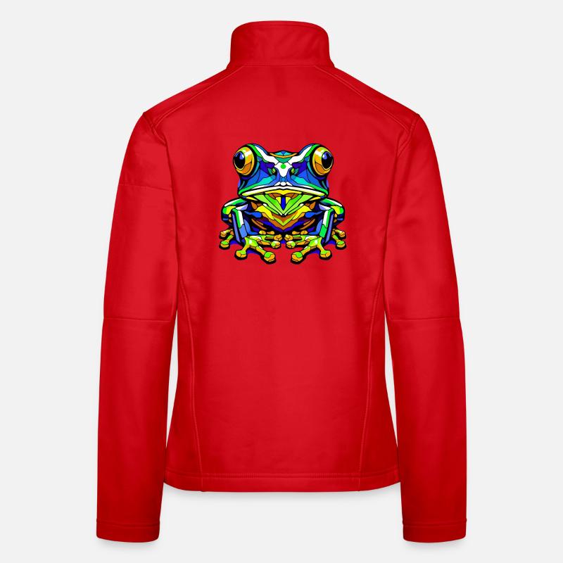 Frosch - Frauen Softshelljacke - Rot