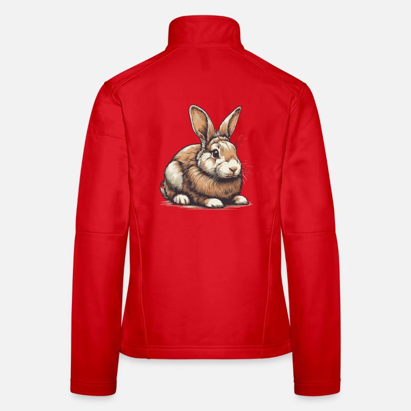 Lapin Veste en tissu softshell Femme