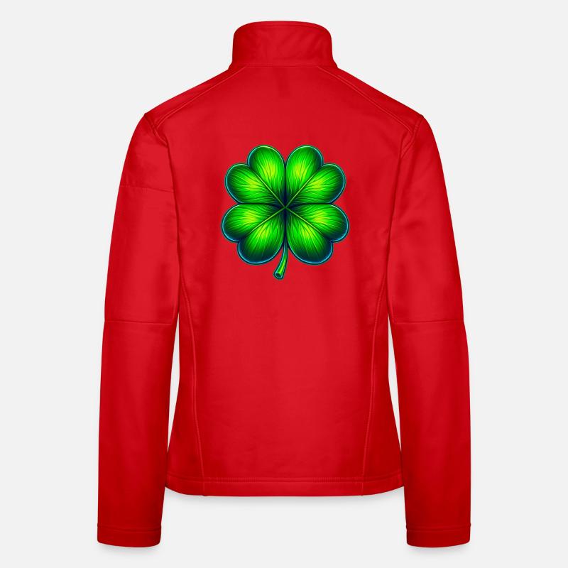 Four-leaf clover Women's Softshell Jacket