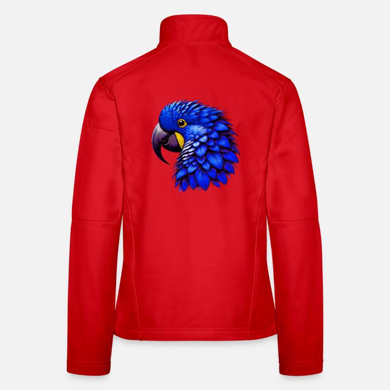 Papagei Frauen Softshelljacke